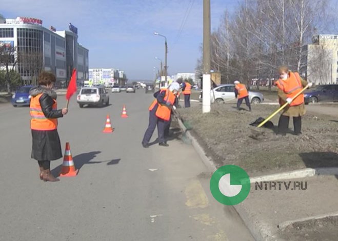 В Нижнекамске предстоит навести чистоту на 287 км городских улиц