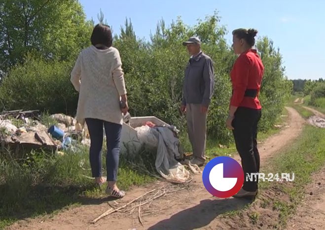 В лесополосе под Нижнекамском неизвестные устроили свалку