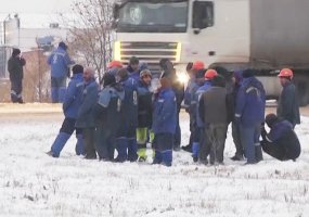 Из-за пожара на заводе в Нижнекамске турецкие рабочие вынуждены были искать ночлег