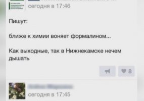 Нижнекамцы почувствовали запах формалина, экологи успокоили - превышений не зафиксировано