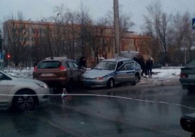 В Нижнекамске произошло ДТП с участием полицейских