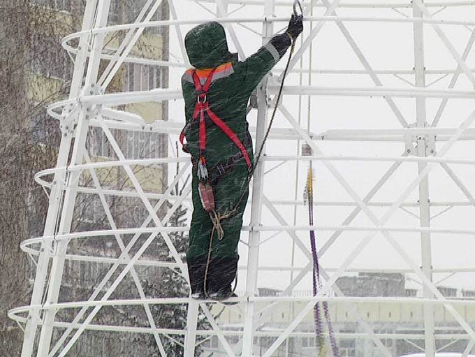 В Нижнекамске на новое место перенесут один из елочных городков