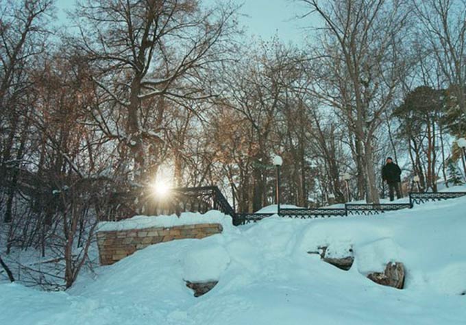 В Нижнекамске сейчас -14 и пасмурно