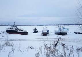 В Нижнекамске продолжается снегопад, на термометрах -8 градусов