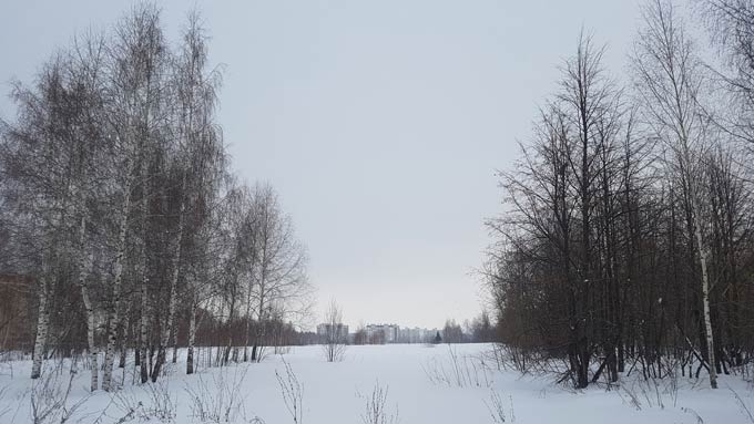 В Нижнекамске пасмурно и -8 градусов