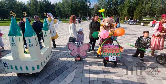 В Нижнекамске прошел парад необычных детских колясок