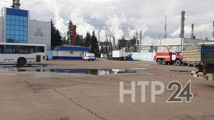 Названа причина утреннего пожара на «Нижнекамскнефтехиме»