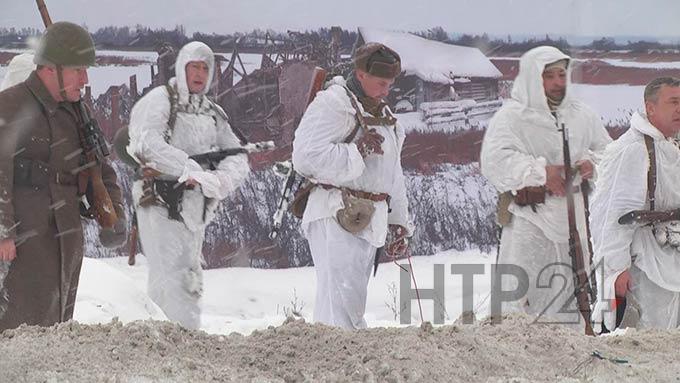 Нижнекамцам показали реконструкцию боя Великой Отечественной войны