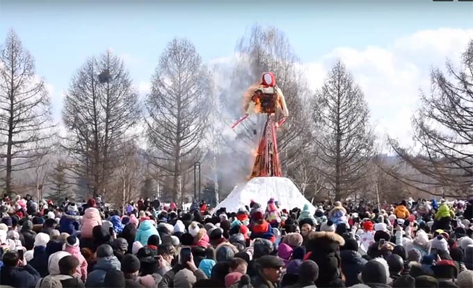 Нижнекамцы отпраздновали Масленицу