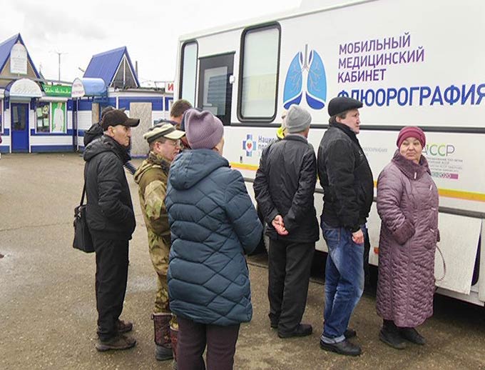 Нижнекамцы смогли пройти медобследование на центральном рынке