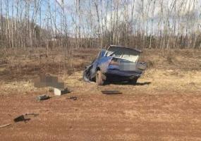 В Башкирии водителя, опрокинувшего «ВАЗ-2106» и скрывшегося с места ДТП, нашли дома без сознания