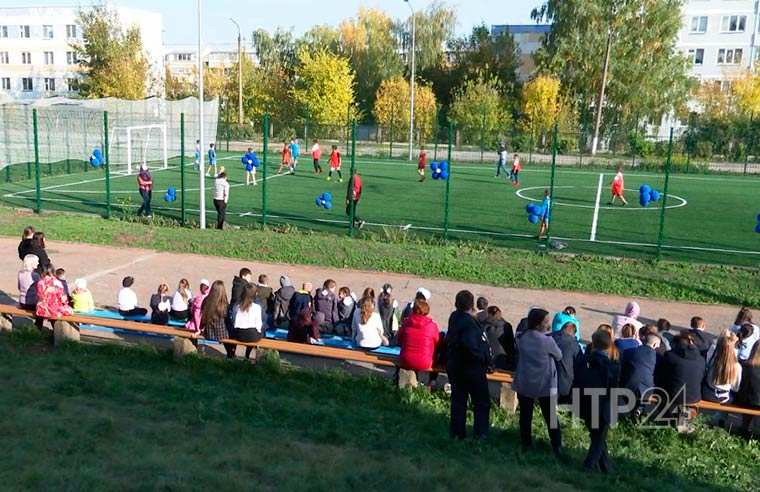 В Нижнекамске в один день открыли две новые спортплощадки