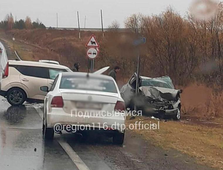 Татарстанцу оторвало часть ступни в ДТП