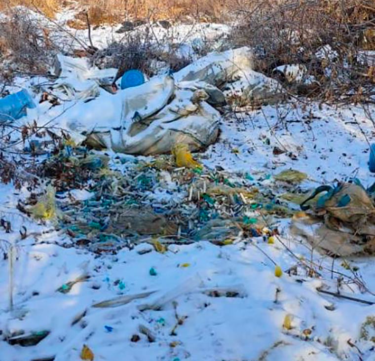 В Нижнекамске нашли свалку использованных шприцев