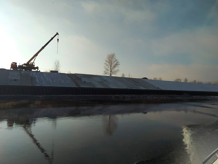 Стало известно, когда откроют проезд по дамбе в Нижнекамске