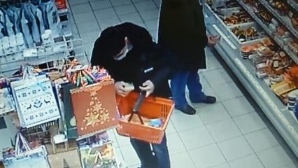 Полиция Нижнекамска разыскивает вора, укравшего продукты из супермаркета