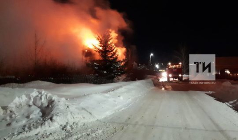 В Татарстане в результате пожара погиб бездомный