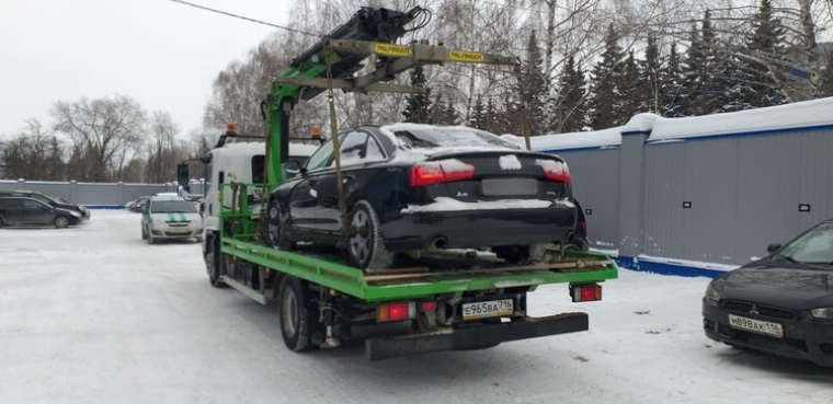 В Казани у отца маленького ребёнка арестовали Audi из-за неуплаты алиментов