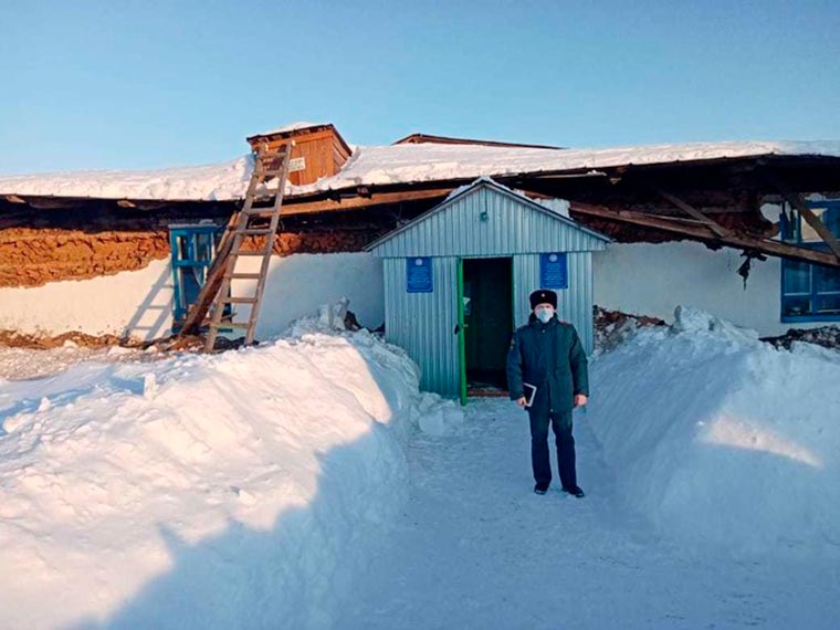 В школе одного из сёл Татарстана обрушилась кровля