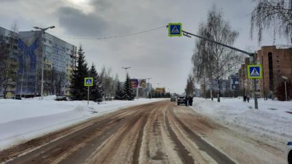 В Нижнекамске в результате ДТП сбили мужчину