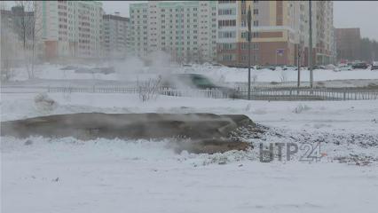 В Нижнекамске на пересечении ул.30 лет Победы и пр. Мира устранили порывы