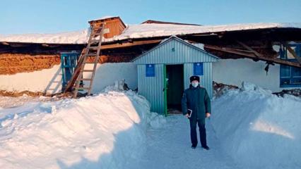 В школе одного из сёл Татарстана обрушилась кровля