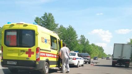 В Нижнекамске сбили велосипедиста