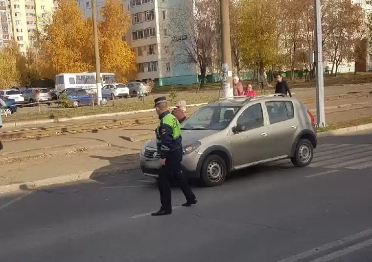 В Нижнекамске сбили ребенка на пешеходном переходе