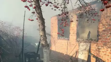 В Татарстане при пожаре в садовом домике сгорел мужчина