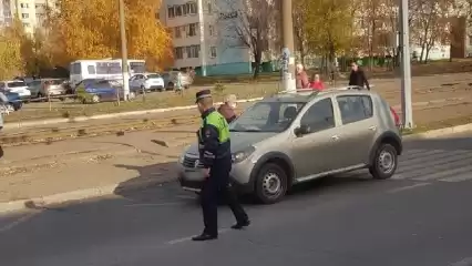 В Нижнекамске сбили ребенка на пешеходном переходе