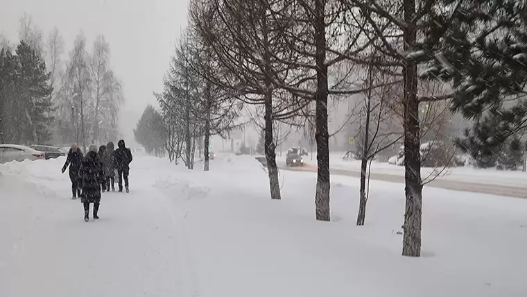 Татарстанцев в воскресенье ожидает метель и один градус тепла