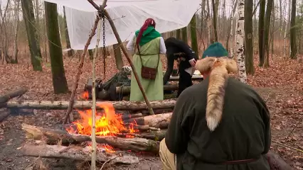 «Эльфы, люди и шаманы»: под Нижнекамском устроили ролевую игру для детей