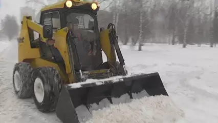 В Татарстане прогнозируется мокрый снег, метель и сильный ветер