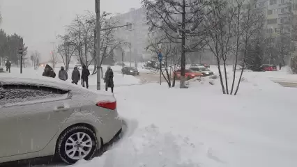 В выходные в Татарстане ожидаются метели и снежные заносы на дорогах