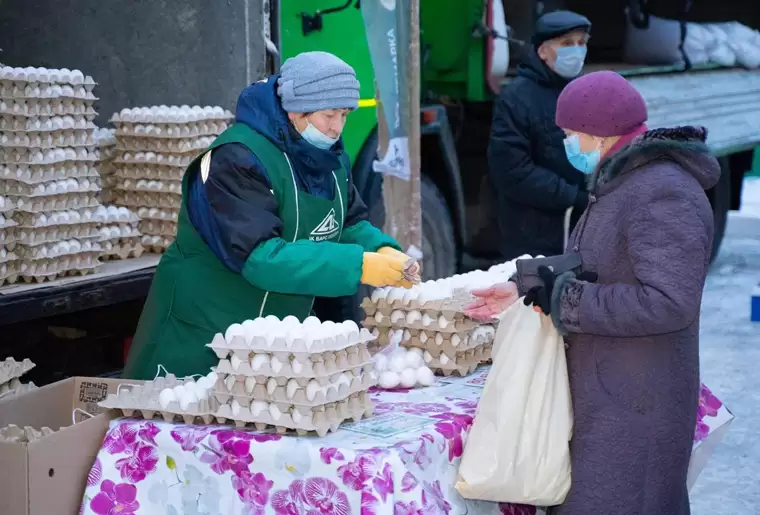 2 миллиона штук яиц продано на ярмарках в Казани