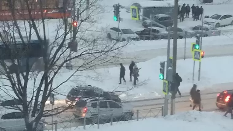 В Нижнекамске запустили новый светофор, но не все умеют им пользоваться