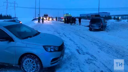 Мужчина, погибший в ДТП под Челнами, устанавливал знак аварийной остановки