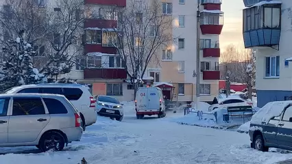 В Нижнекамске устроила переполох припаркованная во дворе легковушка на газу