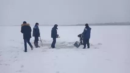 Под Нижнекамском готовят иордань для одного из главных православных праздников