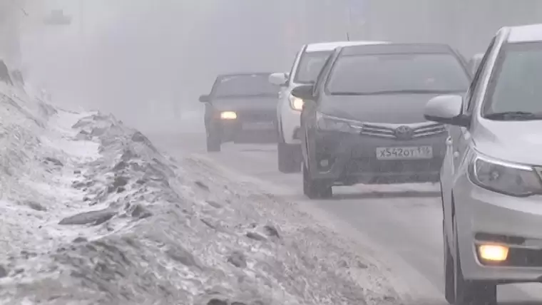 Из-за метели на трассе М5 введено ограничение движения