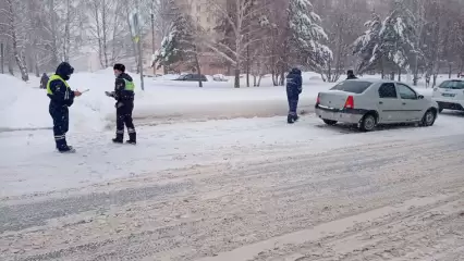 В Нижнекамске женщина попала под колёса иномарки на пешеходном переходе