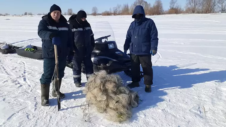 На Каме в Мамадышском районе Татарстана обнаружено 16 браконьерских сетей