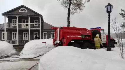 В Татарстане во флигеле музея им.Ленина произошёл пожар