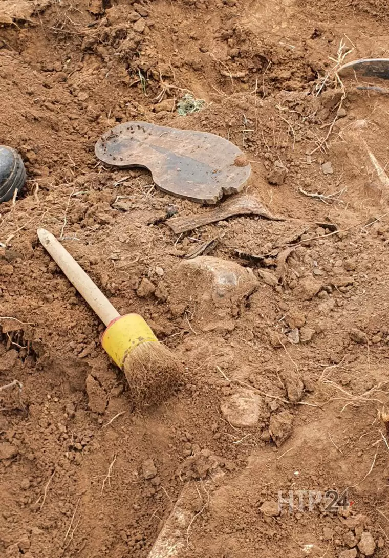 Нижнекамские поисковики нашли солдата с медальоном на полях под Волгоградом