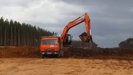 На стройплощадке трассы в обход Нижнекамска запустили асфальтобетонный завод