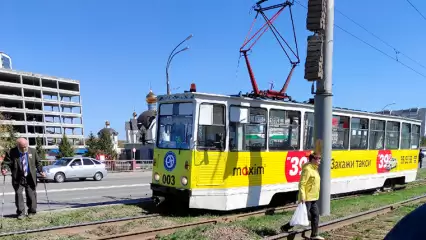 В Татарстане двое детей пострадали при сходе трамвая с рельсов