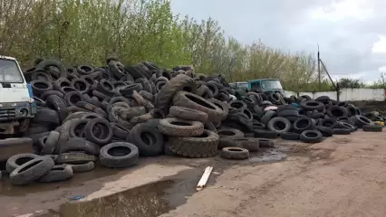 В Нижнекамске МУП «КПБ» организовало сбор покрышек