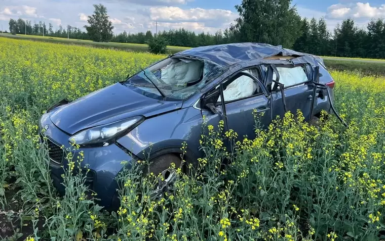 В Татарстане водитель погиб в ДТП из-за непристегнутого ремня