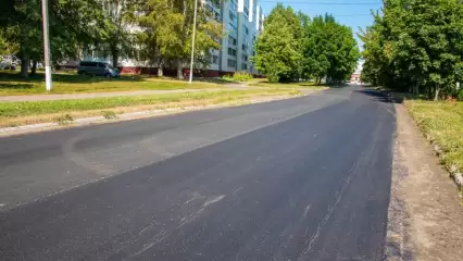 В Нижнекамске завершился ремонт дороги по ул. Чабьинской, которого ждали более 20 лет