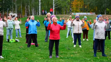 В Нижнекамске прошёл День здорового долголетия